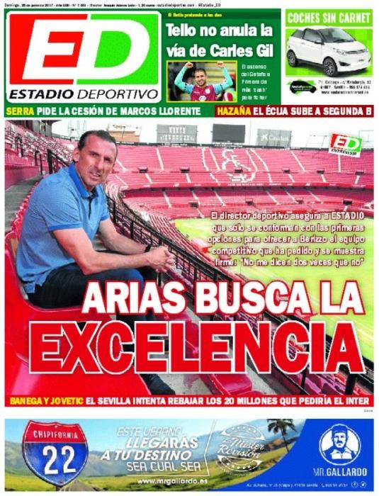 Portadas domingo 25 de junio de 2017