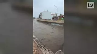 La Safor se convierte en la 'zona cero' de la dana Adam al acumular más de 200 litros por metro cuadrado hasta el mediodía