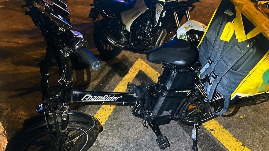 La Policía Local de Palma interviene otro ciclomotor "disfrazado" de bici eléctrica