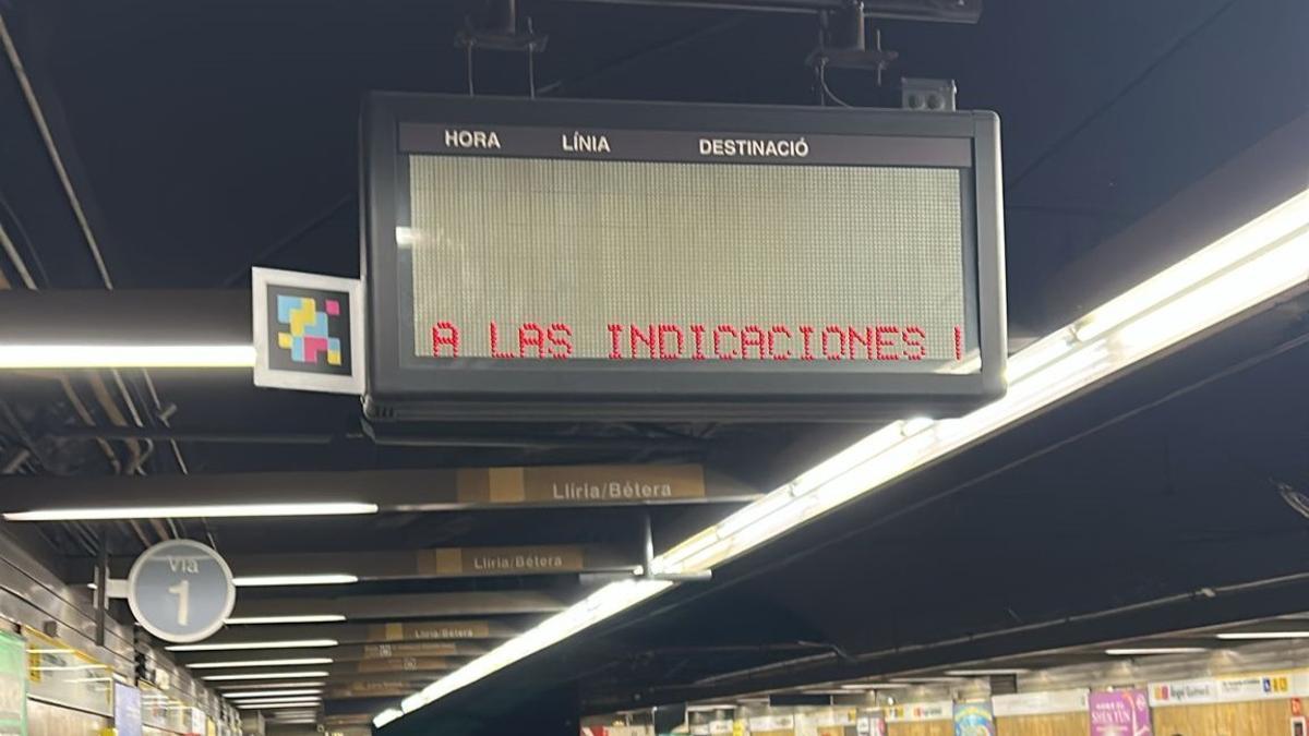 Fallo en las pantallas de Àngel Guimerà