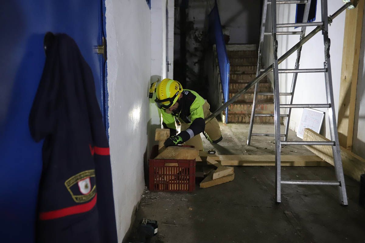 Desalojada la Casa de Paso de la lagunilla ante el riesgo de derrumbe