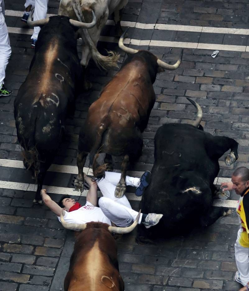 Encierro del cuarto día de las fiestas