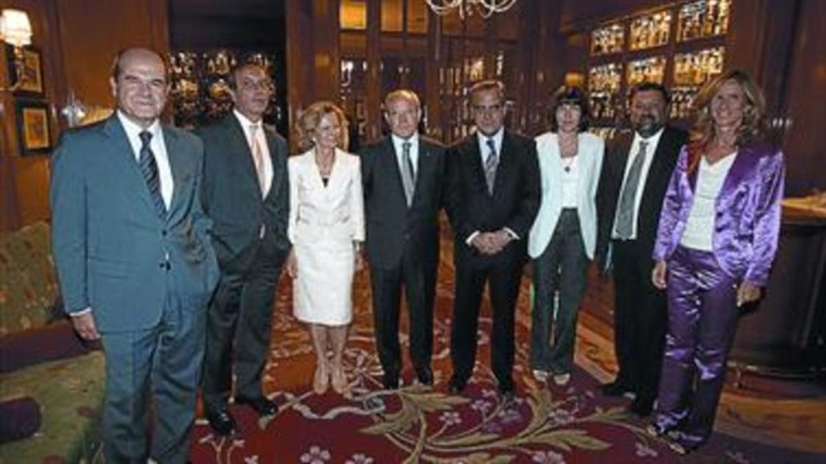 Chaves, Alonso, Salgado, Montilla, Corbacho, González-Sinde, Caamaño y Garmendia.