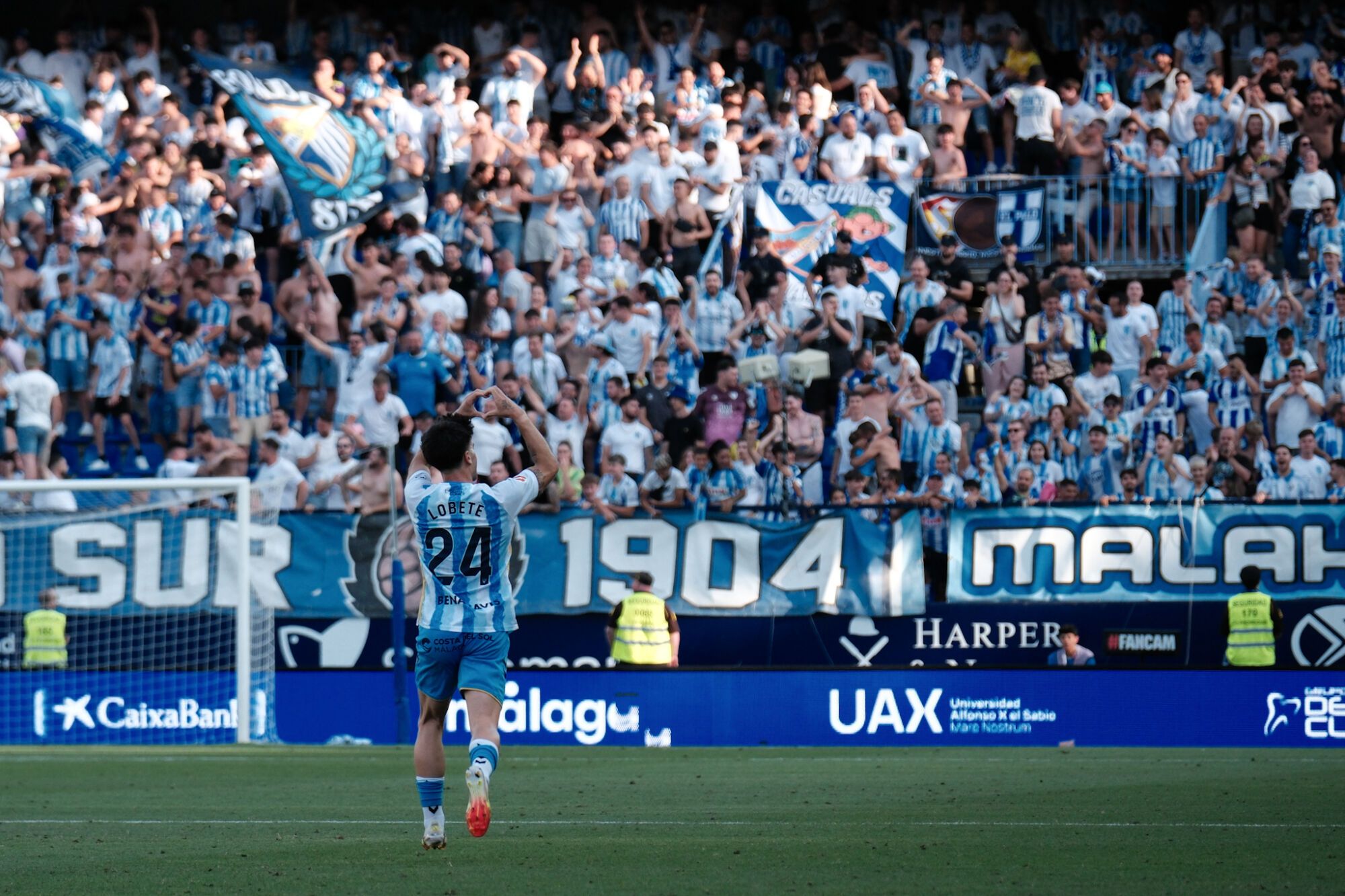 Málaga CF - Burgos CF. Jornada 42, Liga Hypermotion