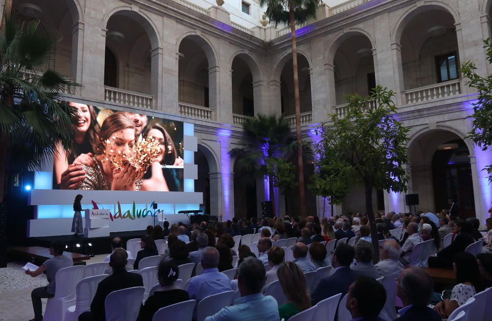 Presentación de la campaña 'Andalucía, intensamente', en la Aduana