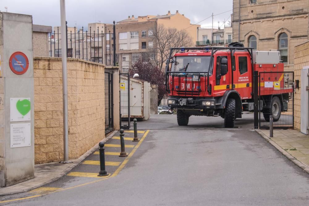 La UME vuelve al geriátrico de Alcoy