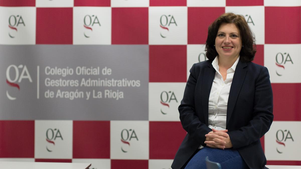 María Teresa Gómez Latorre es la presidenta del Colegio de Gestores Administrativos de Aragón y La Rioja.