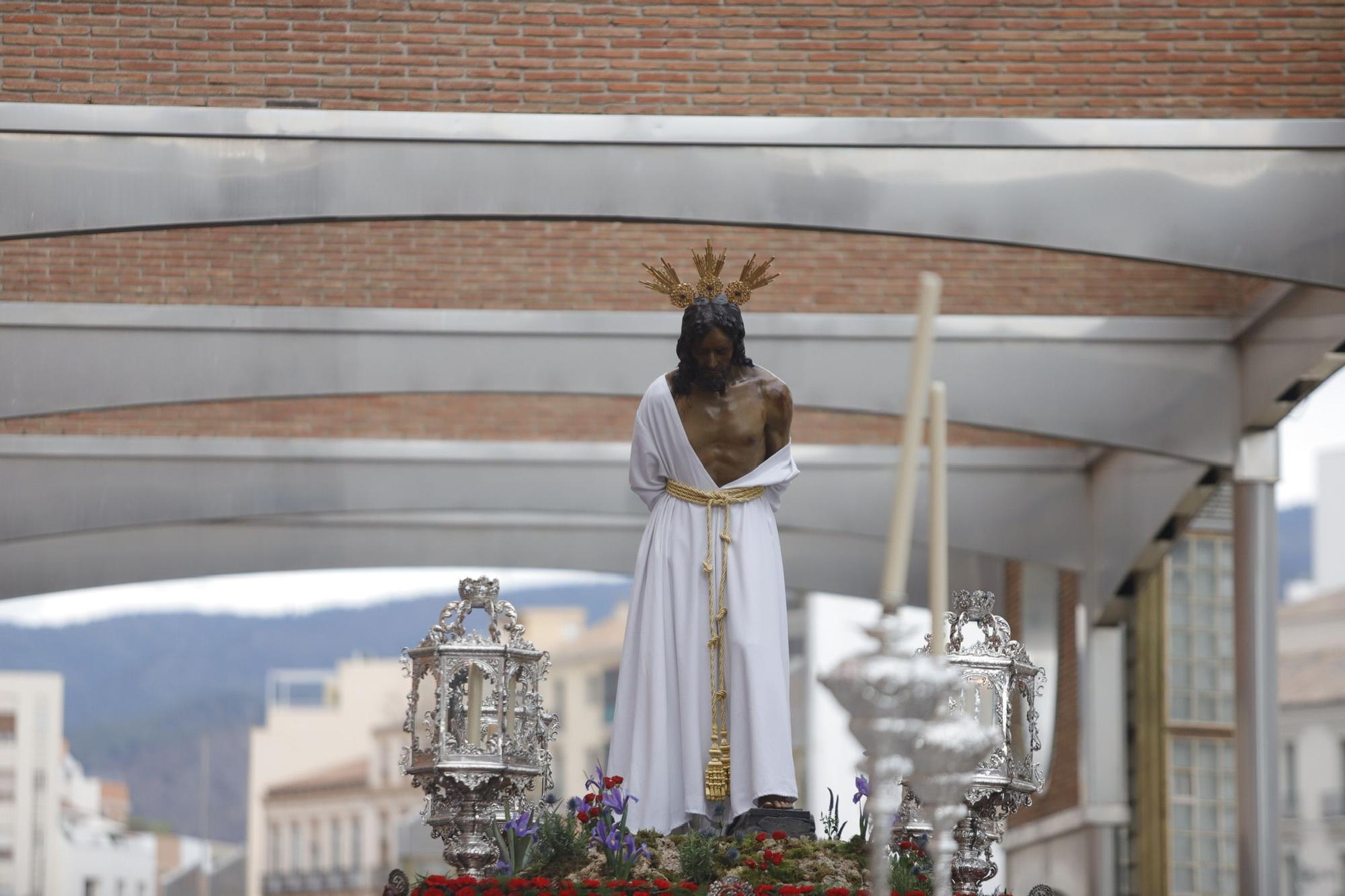 Desde Santo Domingo, la III Estación del Vía Crucis, el Cristo de la Humillación