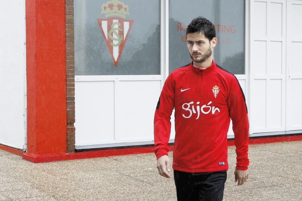 Entrenamiento del Real Sporting