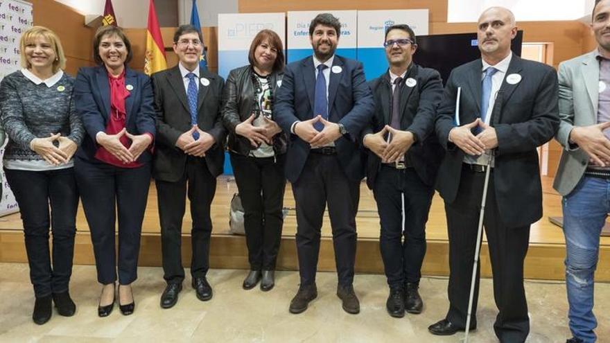 El jefe del Ejecutivo regional, Fernando López Miras, preside el acto de presentación del Plan Integral de Enfermedades Raras de la Región