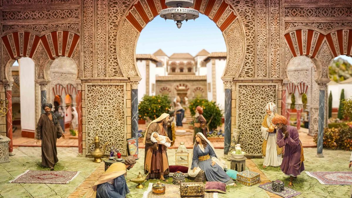 En este belén, Jesús nace en Medina Azahara.