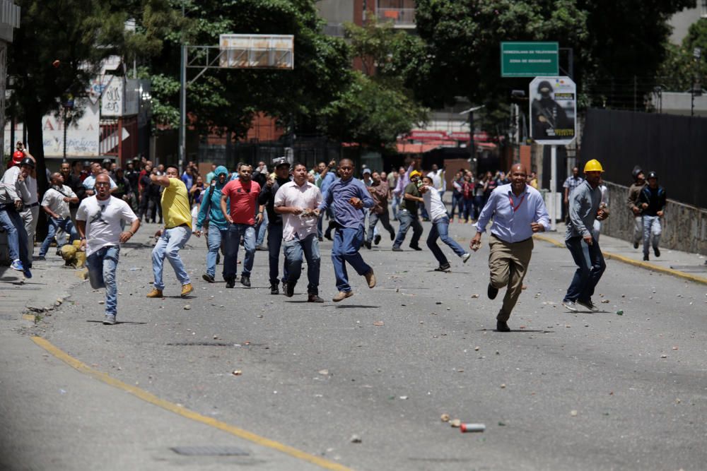 Jornada de protestas en Caracas