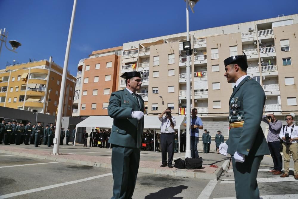 Misa y acto castrense en el cuertel de la Compañía de la Guardia Civil de Torrevieja y la Vega Baja el día de la Virgen del Pilar