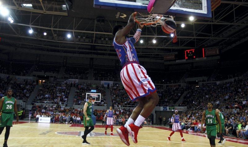 La exhibición de los Globetrotters cautivó al pabellón Príncipe Felipe