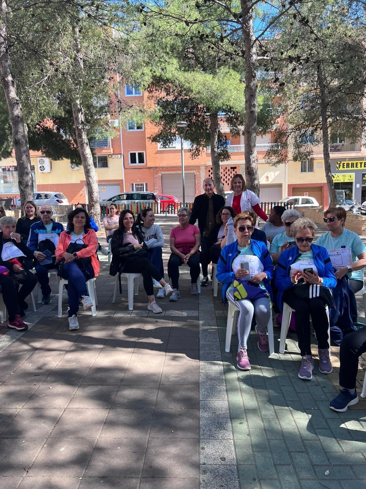 Charla informativa en el parque