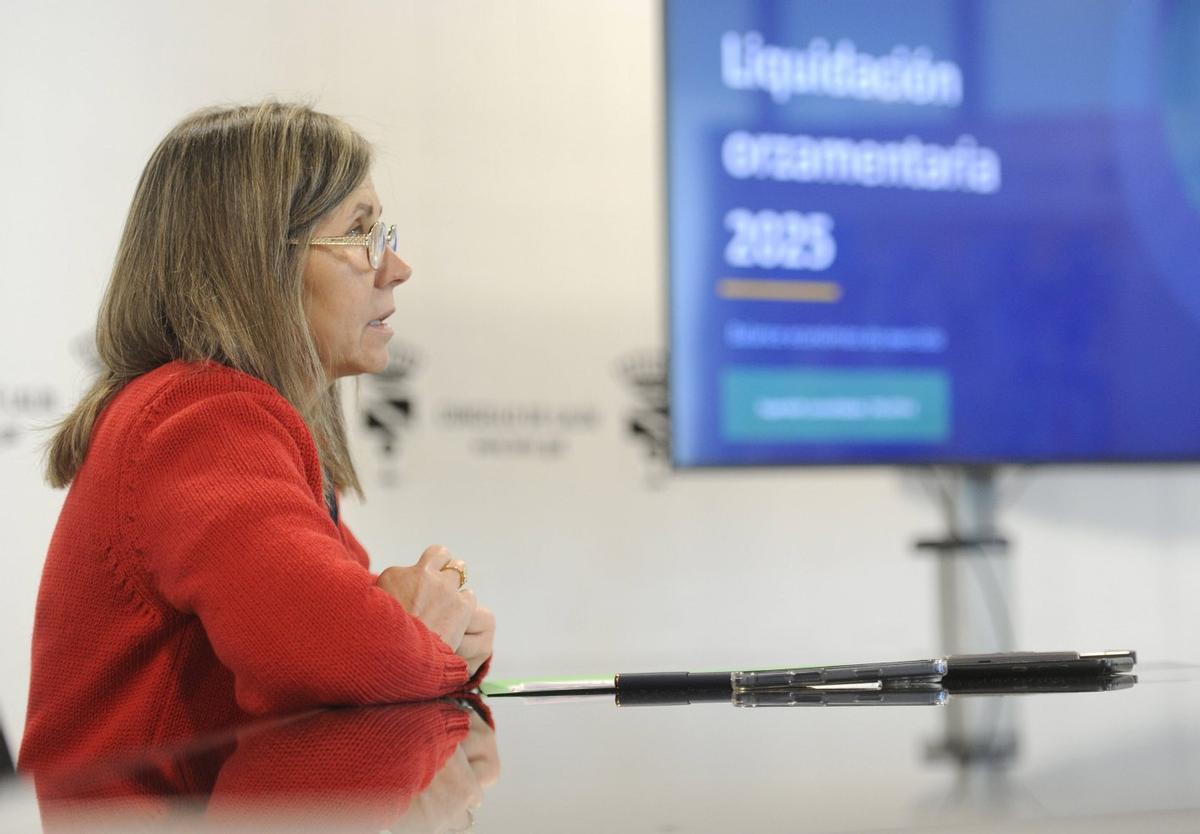 Paz Pérez explicó ayer detalles de la liquidación contable.
