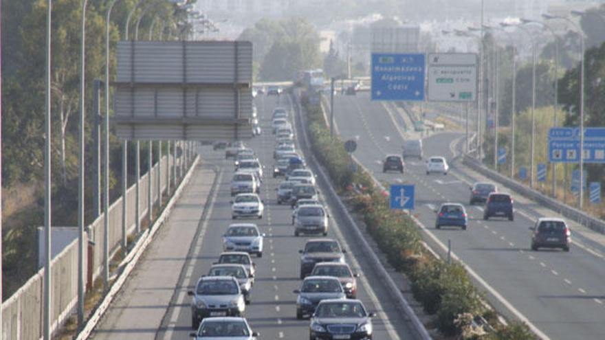 Las carreteras malagueñas superarán holgadamente el medio millón de movimientos.