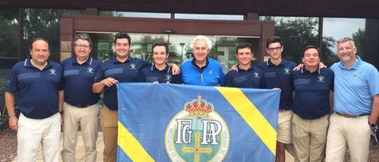 Los representantes de la Federación Asturiana en el Campeonato de España sub-18.