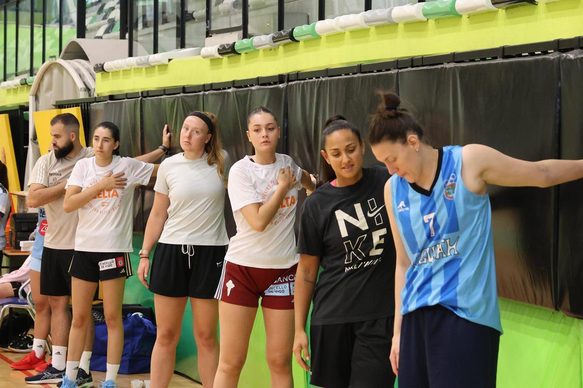 Isa Cabello, en un entrenamiento de pretemporada.