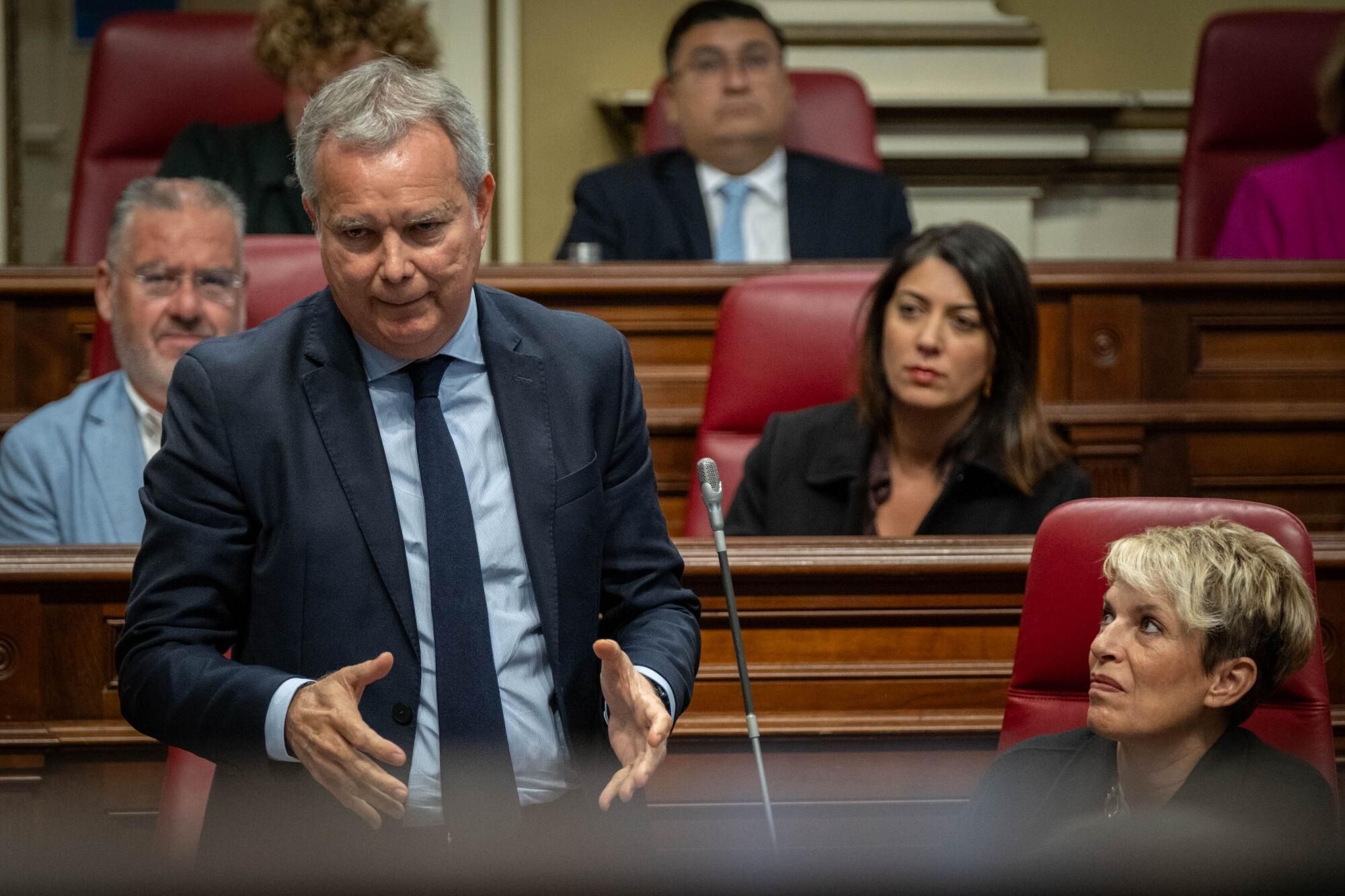 Pleno del Parlamento de Canarias.