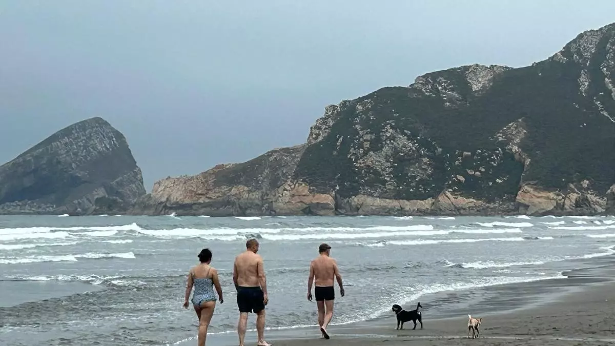 Un oasis para el turismo de perruno en Castrillón: el playón de Bayas se convierte en el refugio canino de Asturias