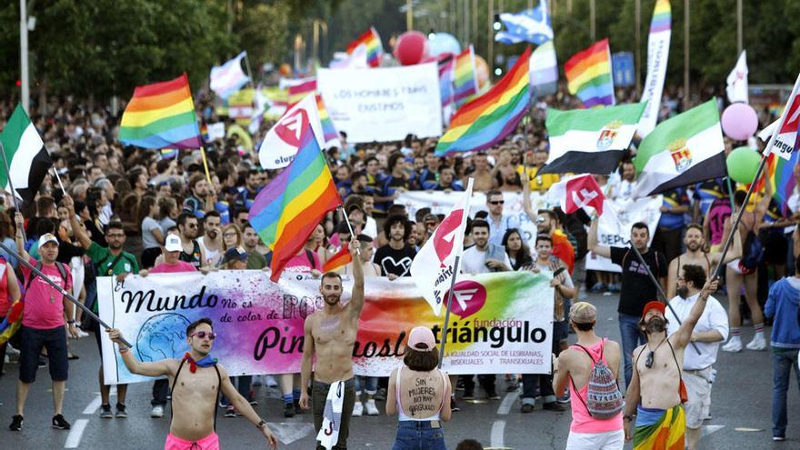 Una imagen de la celebración del Día del Orgullo Gay en Madrid.