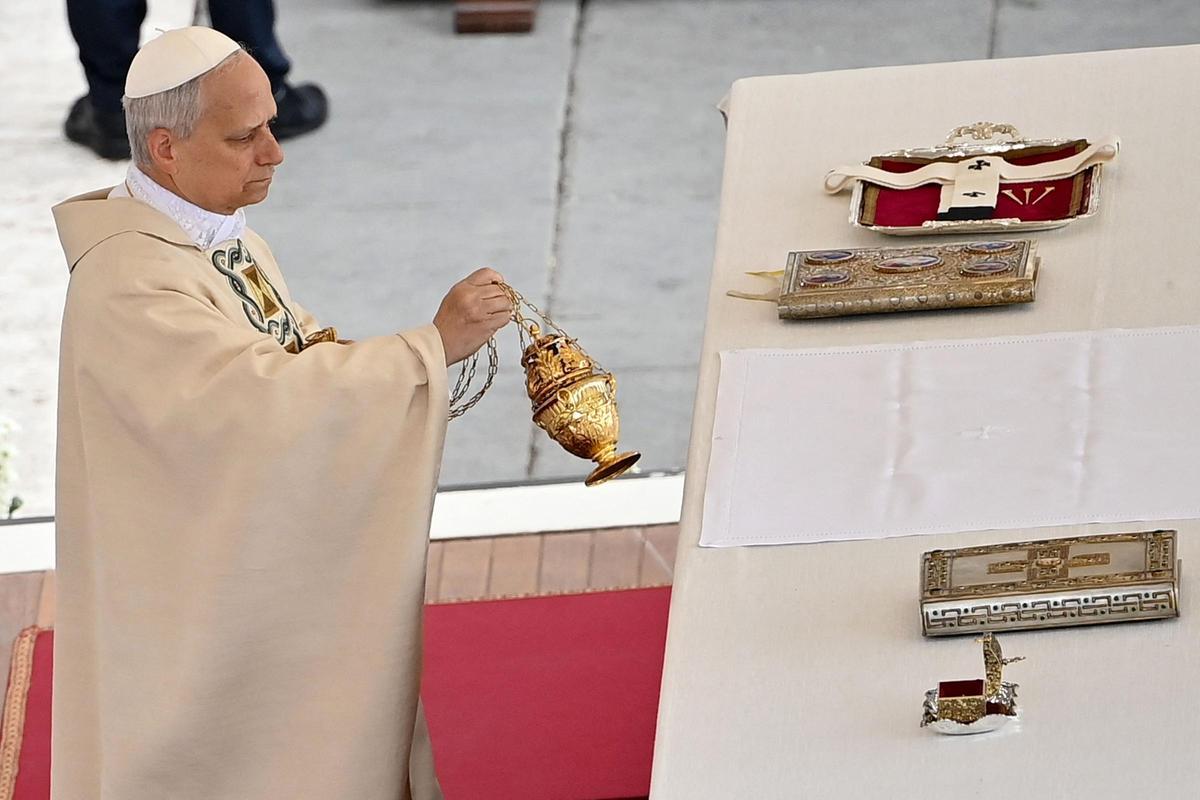Misa de inicio del pontificado del papa León XIV