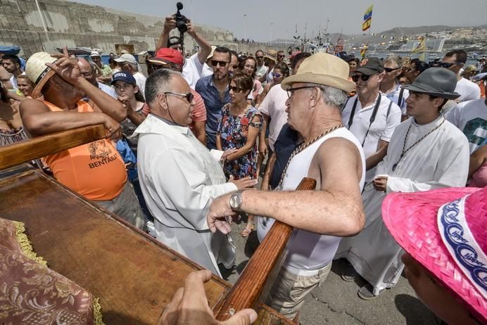 16/07/2017 ARGUINEGUIN MOGAN. Procesión marinera de la Virgen del Carmen.  FOTO: J. PÉREZ CURBELO