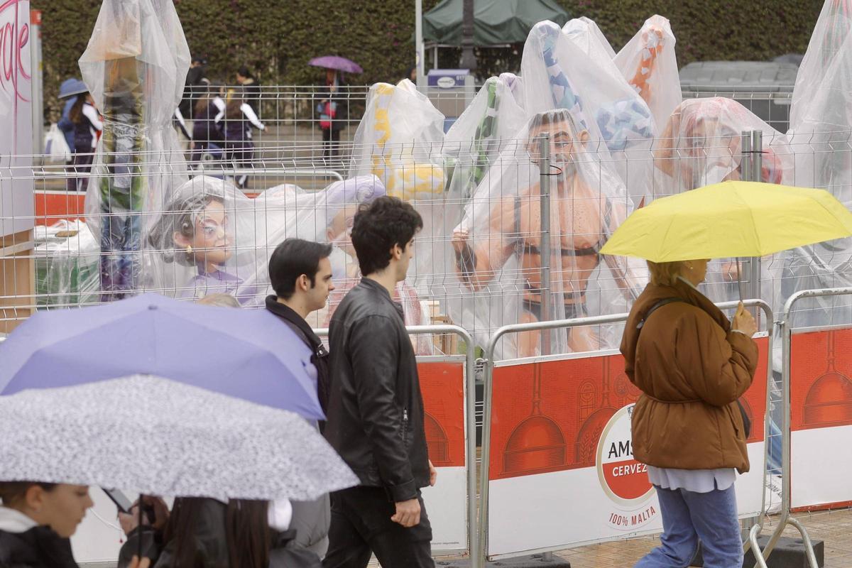 Una imagen de las fiestas del año pasado que se puede repetir en las Fallas del 2026 en Valencia