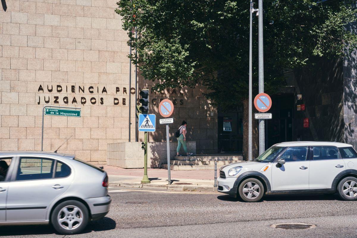 Imagen de archivo de los juzgados de Cáceres.