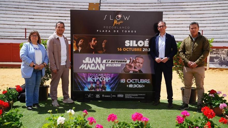 Siloé, Juan Magan y Las Guerreras K-Pop, en el cartel del Slow Music de Pozoblanco 2026