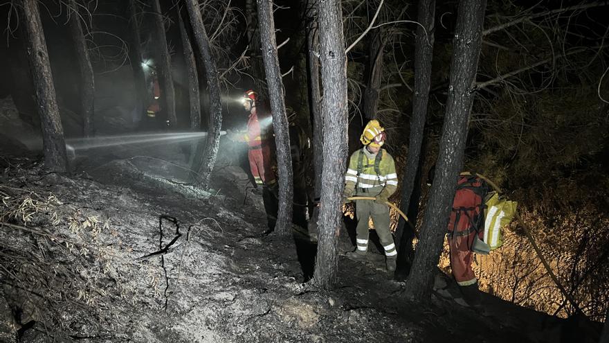 Un fuego forestal arrasa 20 hectáreas en Ourense