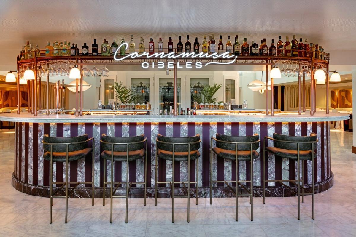 Barra de Cornamusa, en el Palacio de Cibeles.