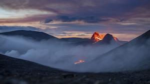 Volcán en Islandia