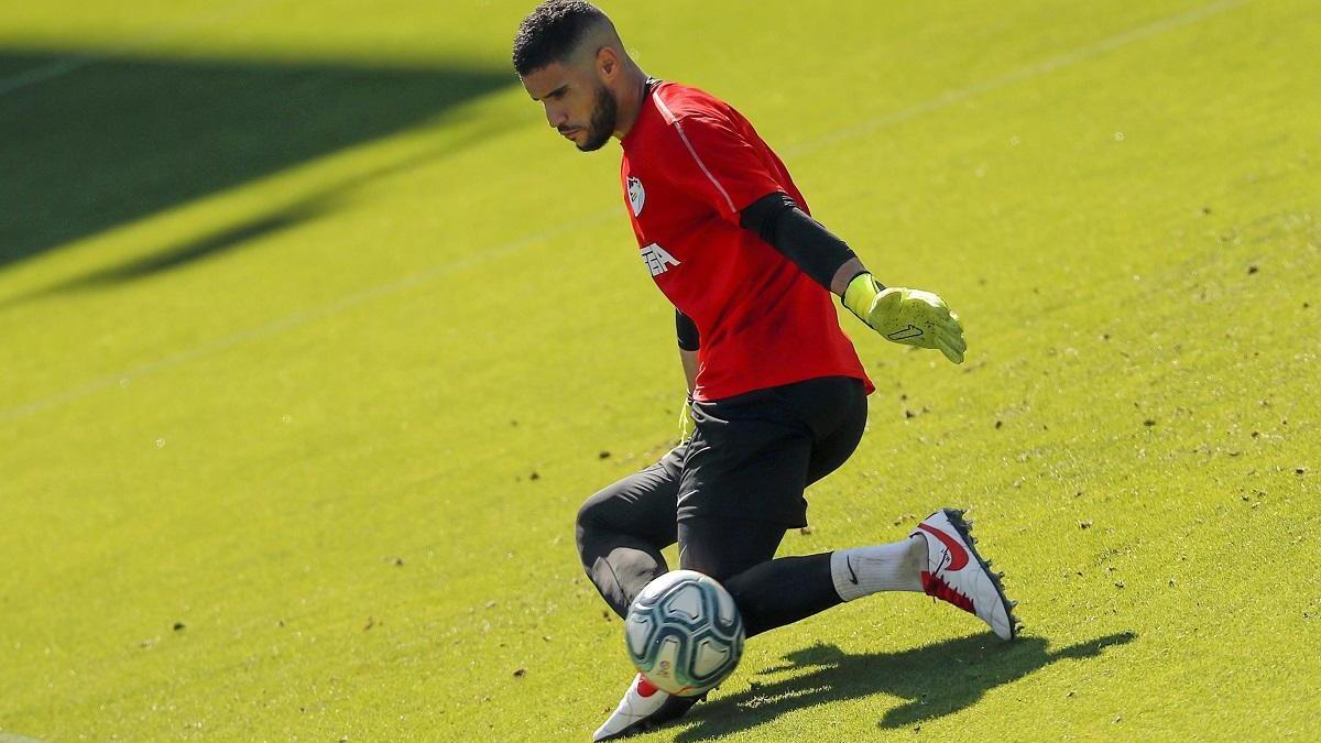 Munir Mohand, portero del Málaga CF.