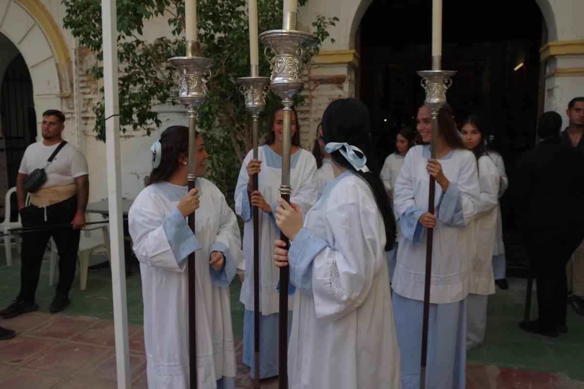 La Virgen de los Ángeles recorre las calles de Málaga