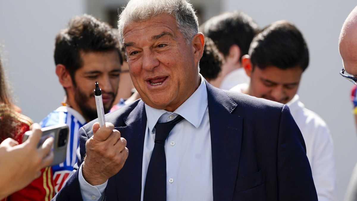 Laporta defiende su acercamiento a Ceferin y Al-Khelaifi: "Queremos llegar a un acuerdo para pacificar el fútbol europeo"
