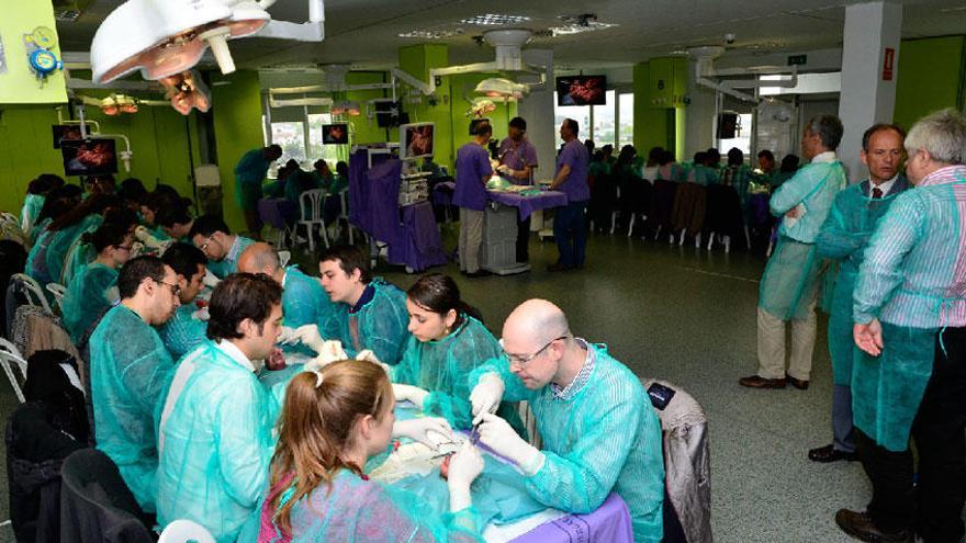 Reunión de la Sociedad Española de Cirugía Cardiovascular en el Centro Tecnológico del Hospital de A Coruña.