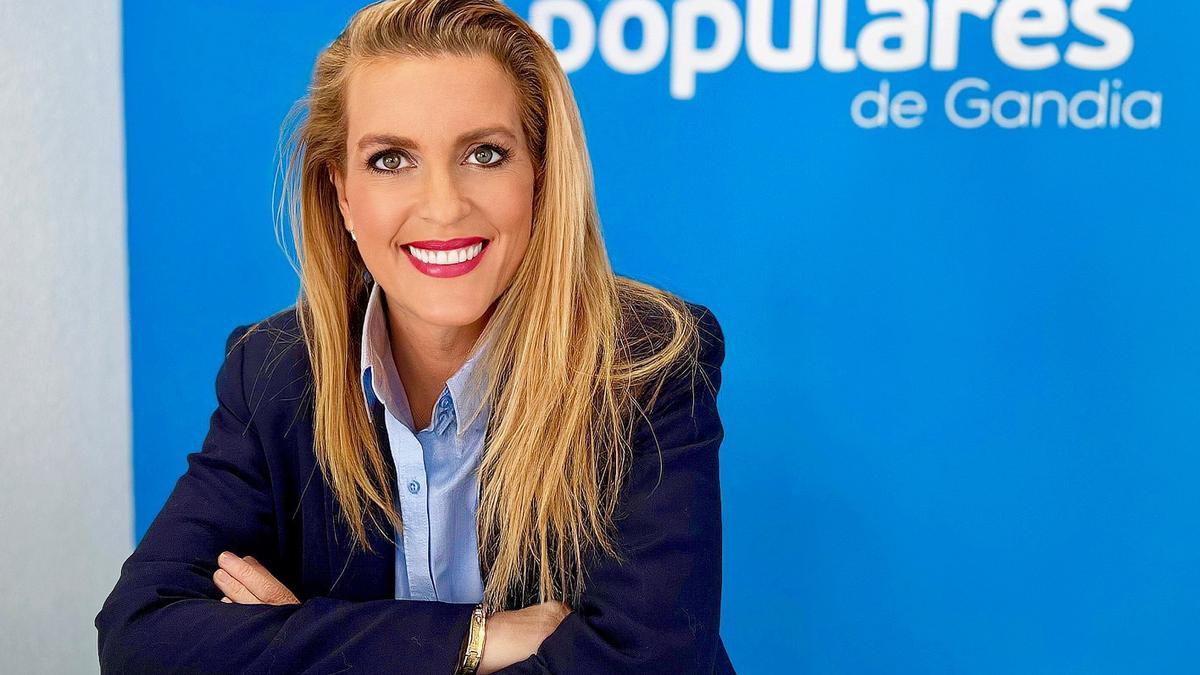 Gema García, concejala del PP de Gandia.