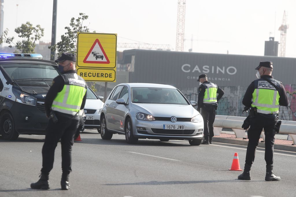 Controles en el cuarto cierre perimetral de la ciudad de València