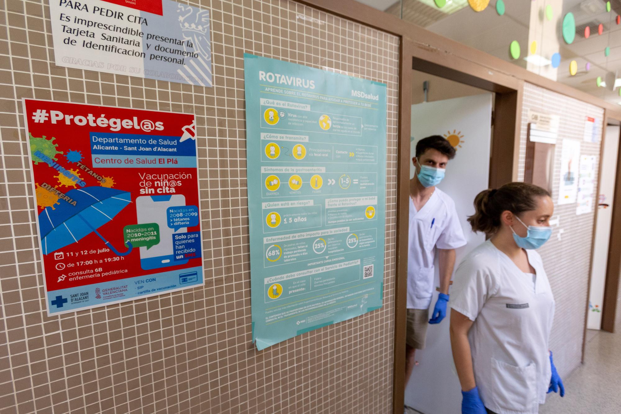 Vacunación contra la meningitis en Alicante