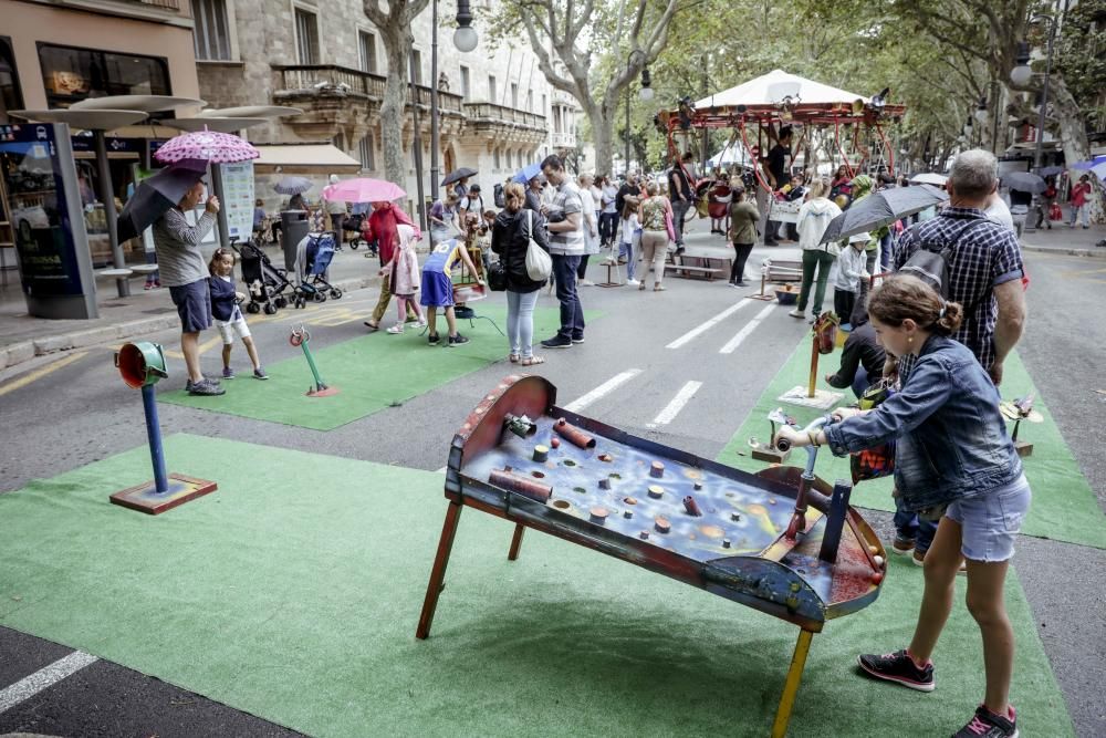 Actos por la Semana de la Movilidad en la calle Unió