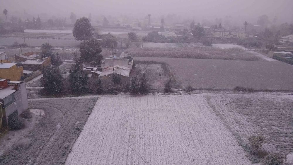 Nieve en Murcia