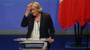 Marine Le Pen durante el congreso del Frente Nacional celebrado el pasado fin de semana.