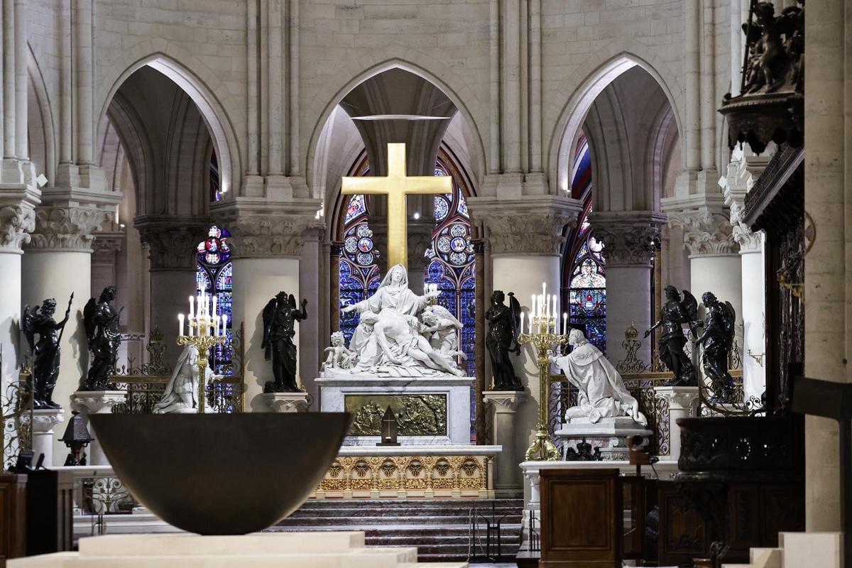 Así luce la catedral de Notre Dame de París tras su restauración
