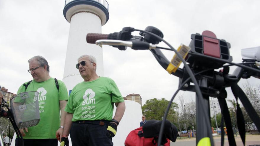 Marcha ciclista por el Bosque Urbano de Málaga