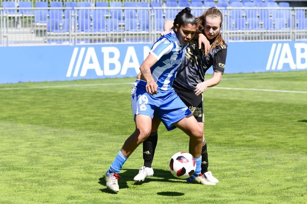 El Dépor Abanca golea 4-1 al Oviedo Moderno