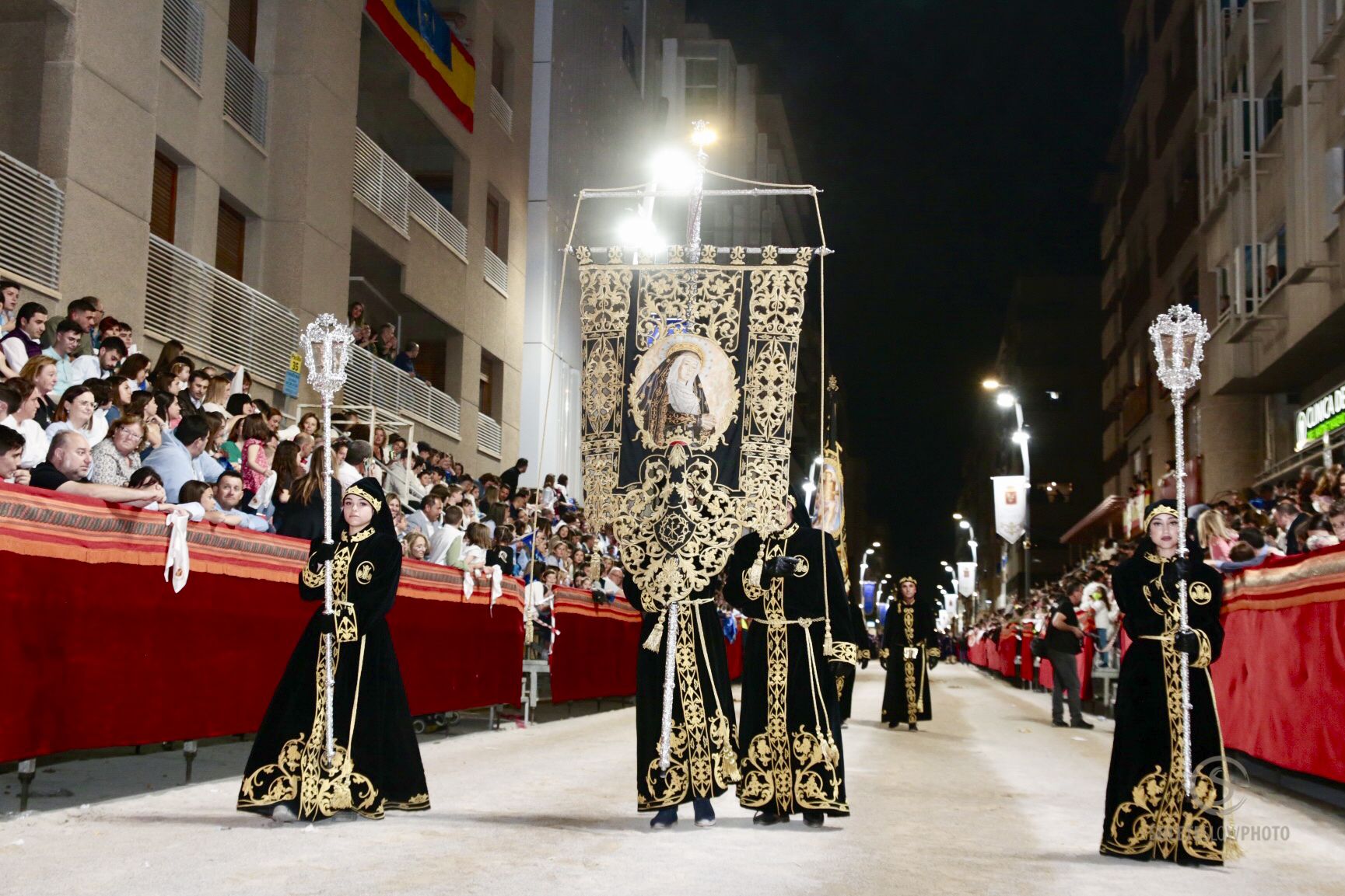 Procesión Viernes de Dolores en Lorca