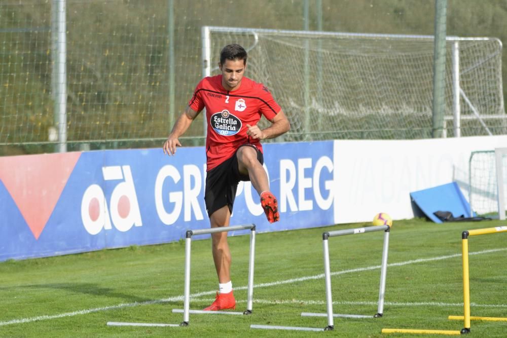 La plantilla deportivista regresa a los entrenamientos para comenzar a preparar la visita del Numancia el sábado a Riazor.