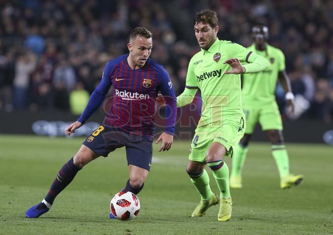 FC Barcelona, 3 - Levante UD, 0